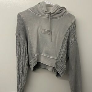 Kith cropped hoodie size large